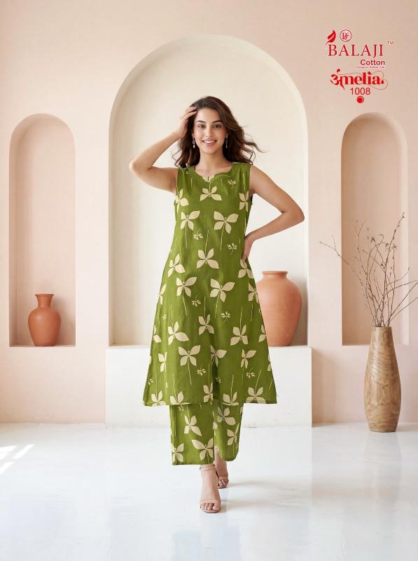 Balaji amelia vol-1 sleeveless coord set wholesale clothing for women 