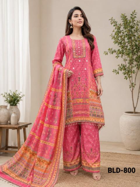 Ballika 3pcs big baloon style long kurtis wholesale market detail 