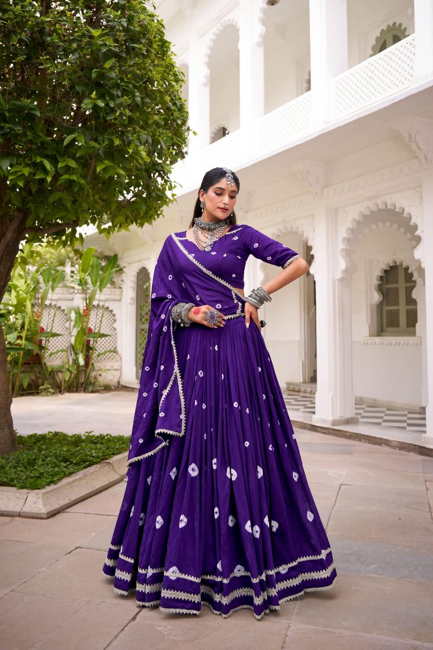Blue Traditional lehenga choli in Valsad