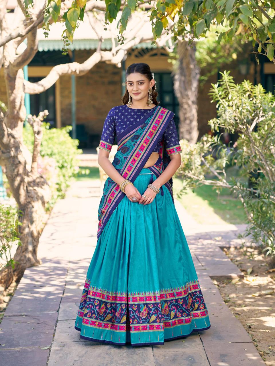  blue Wholesale lehenga choli suppliers