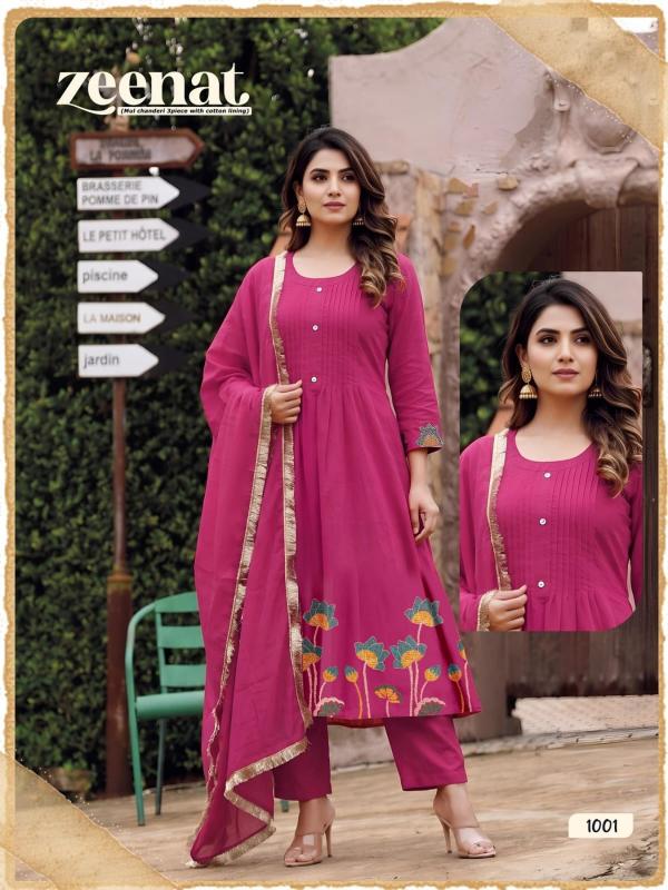 Desi kudi zeenat 3pcs kurtis wholesale 