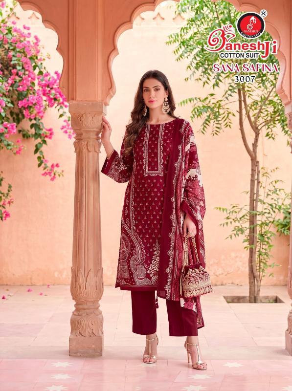 Ganeshji sana safina vol 3 wholesale dress materials in madiwala