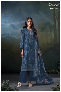 Ganga diantha 5053 wholesale ladies dress material brands 