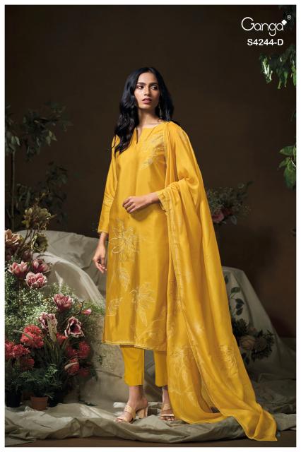 Ganga druya 4244 wholesale dress materials in vellore 