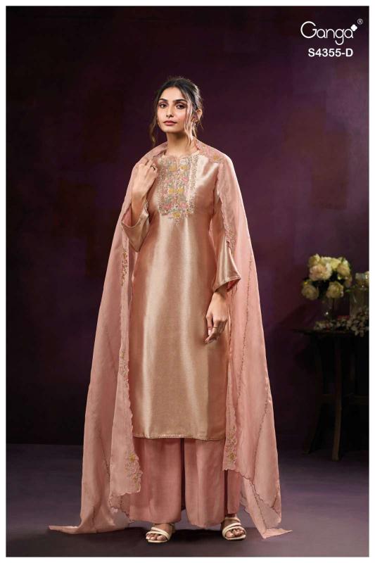Ganga olesha  4355 wholesale kurtis and dress material shops in jaipur 