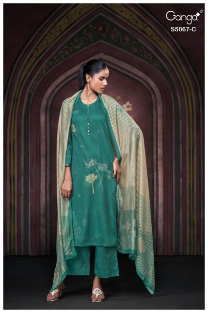 Ganga riviera 5067 wholesale ladies dress material suppliers in mumbai 