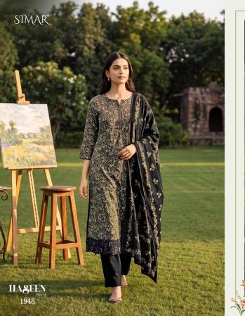 Glossy simar haseen vol - 10 wholesale dress materials dealers  