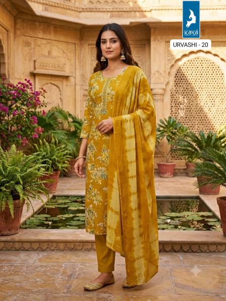 Kaya urvashi 3pcs balaji market sitapura jaipur kurtis wholesale 