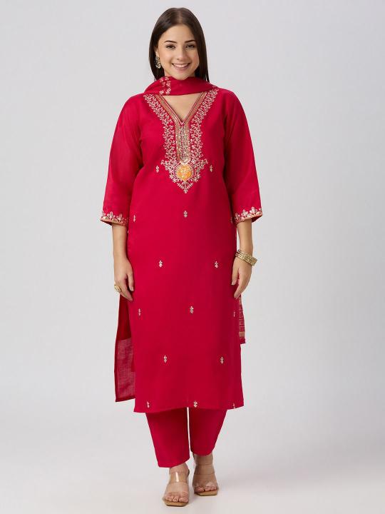 Krunique 3pcs kurti wholesaler in surat