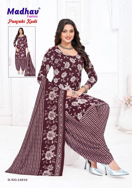 Madhav punjabi kudi vol 24 cotton wholesale dress materials inidamart 