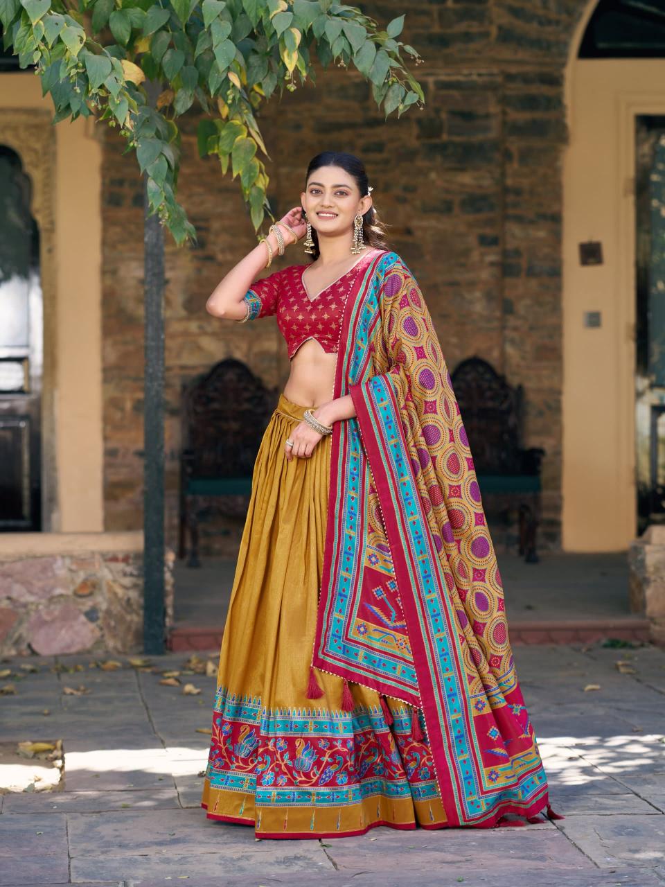  Mustard Lehenga choli wholesale price