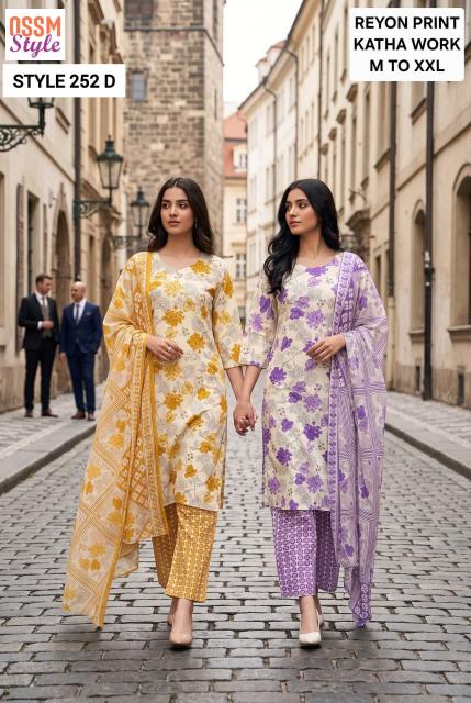 Ossm style 252 D for wholesale kurtis in mumbai 