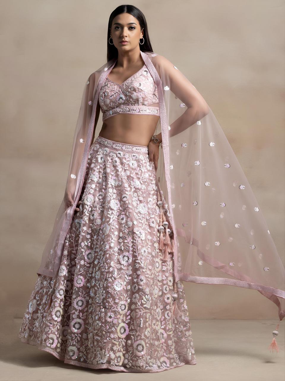 Pink 5126 Wholesale lehenga choli suppliers in Ahmedabad