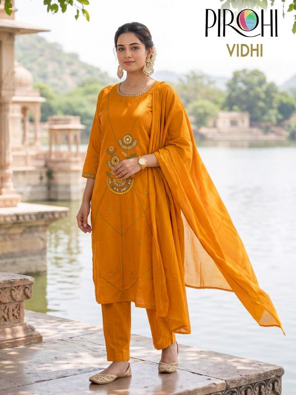 Pirohi vidhi 3pcs bhopal wholesales market for kurti at low price item 