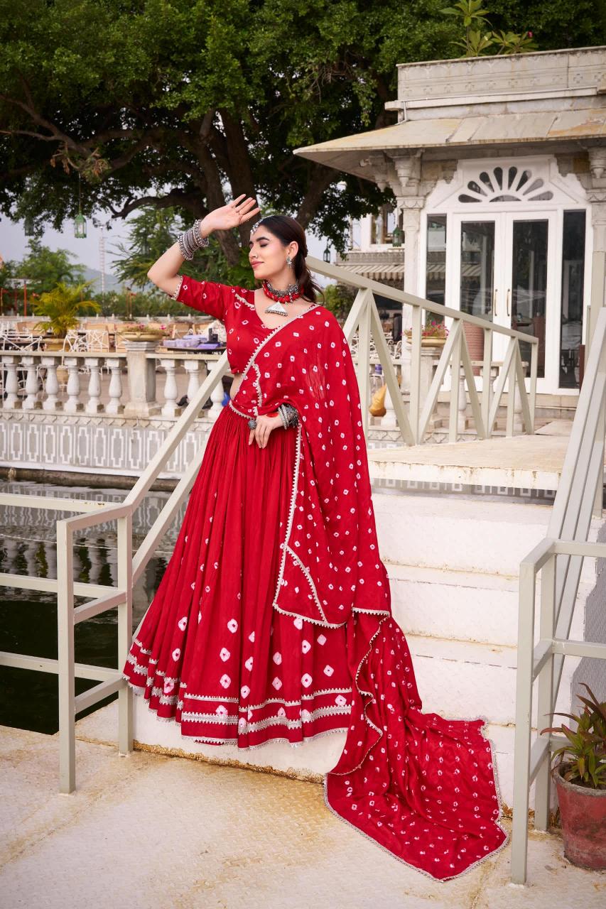  Red Bridal lehenga choli in Valsad