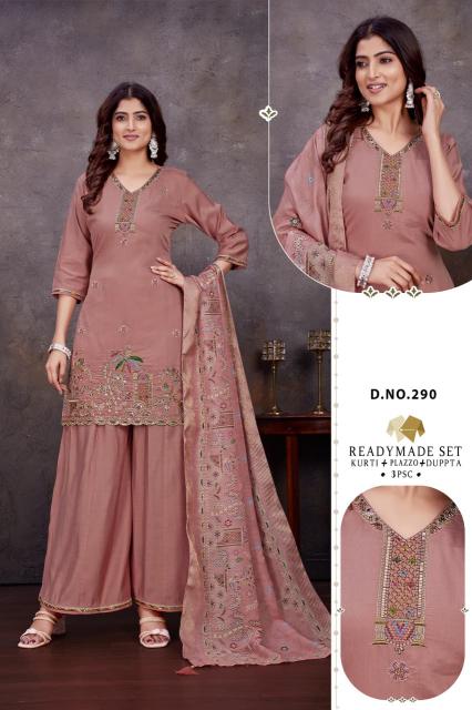 Shivay 3pcs design silk kurtis wholesale 