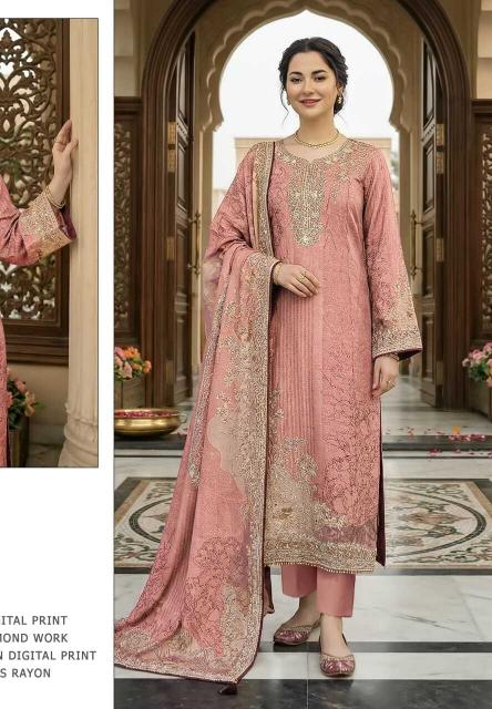 Shree fab KT - 338 wholesale dress materials supplier inabhilasha 