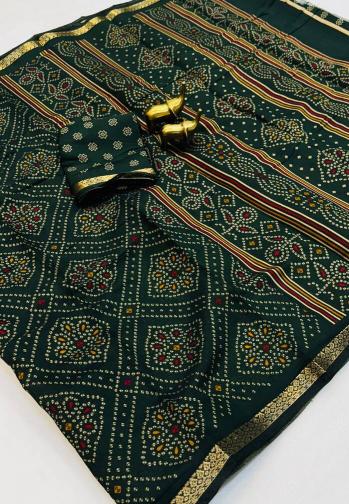 Vastrangan bandhani print saree market 