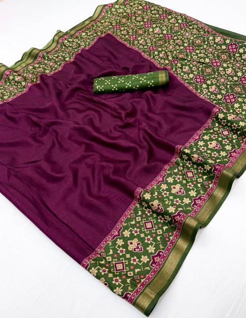 Vastrangan rajasthani patola print wholesale surat saree market 