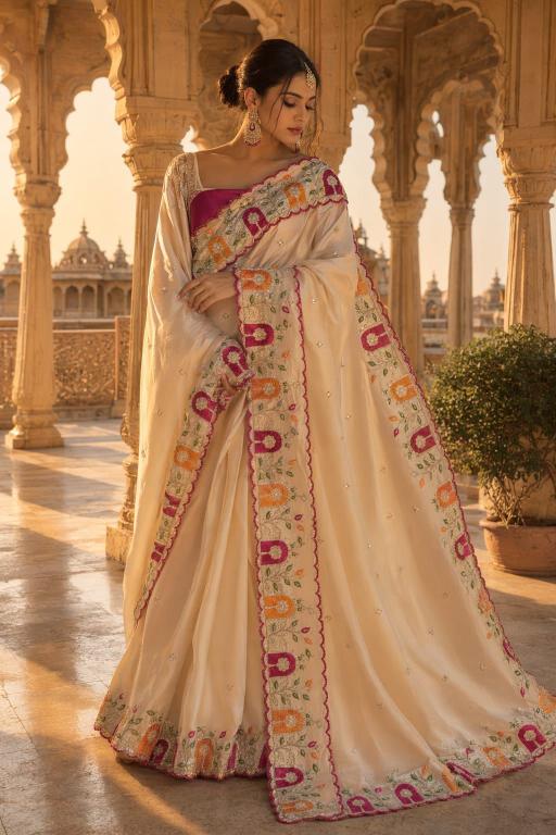 Vastrangan saffron-2 surat retail saree market 