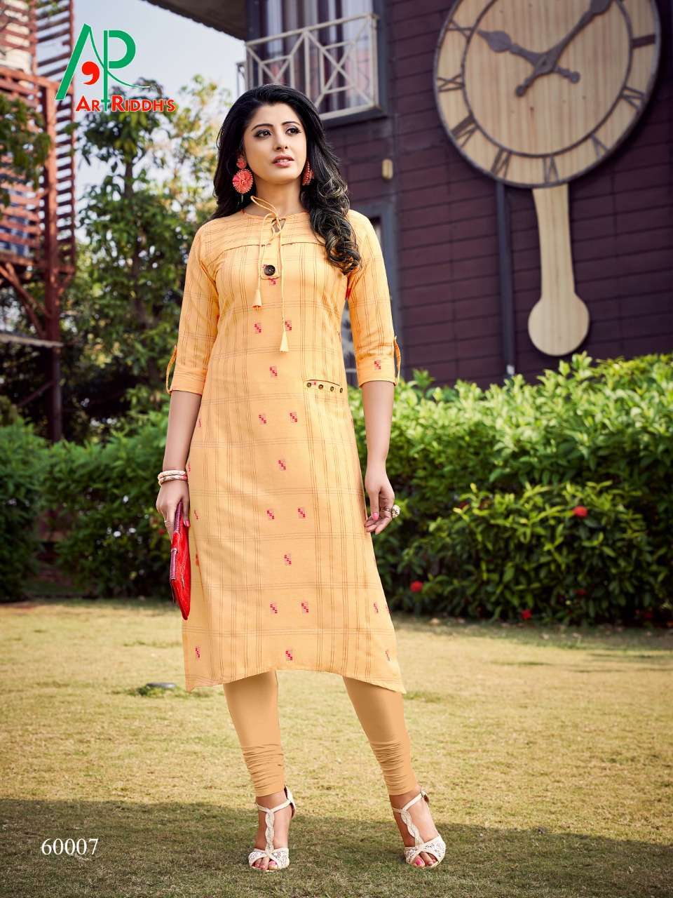 Artriddhs present Tjori jecqaurd  cotton kurti catalog 