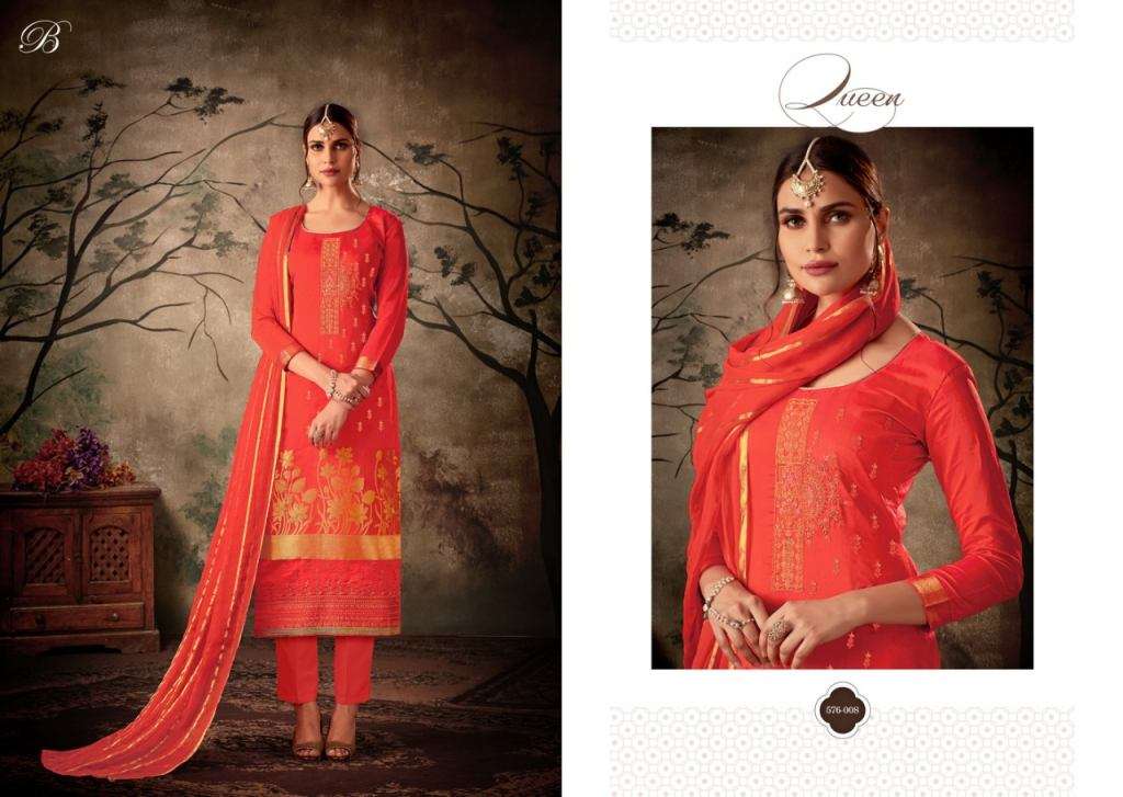 Belliza Zarna presents Pure Mysore Silk Dress Material catalog