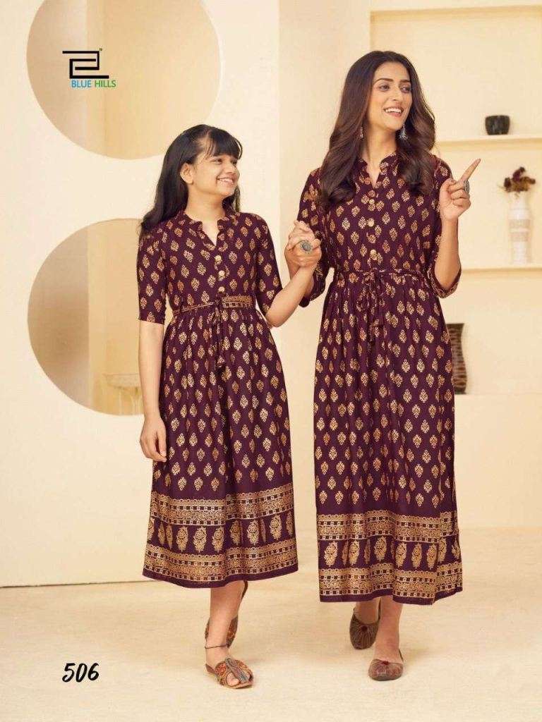 mom daughter combo kurtis