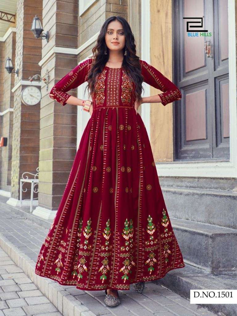 Anarkali printed kurti hotsell