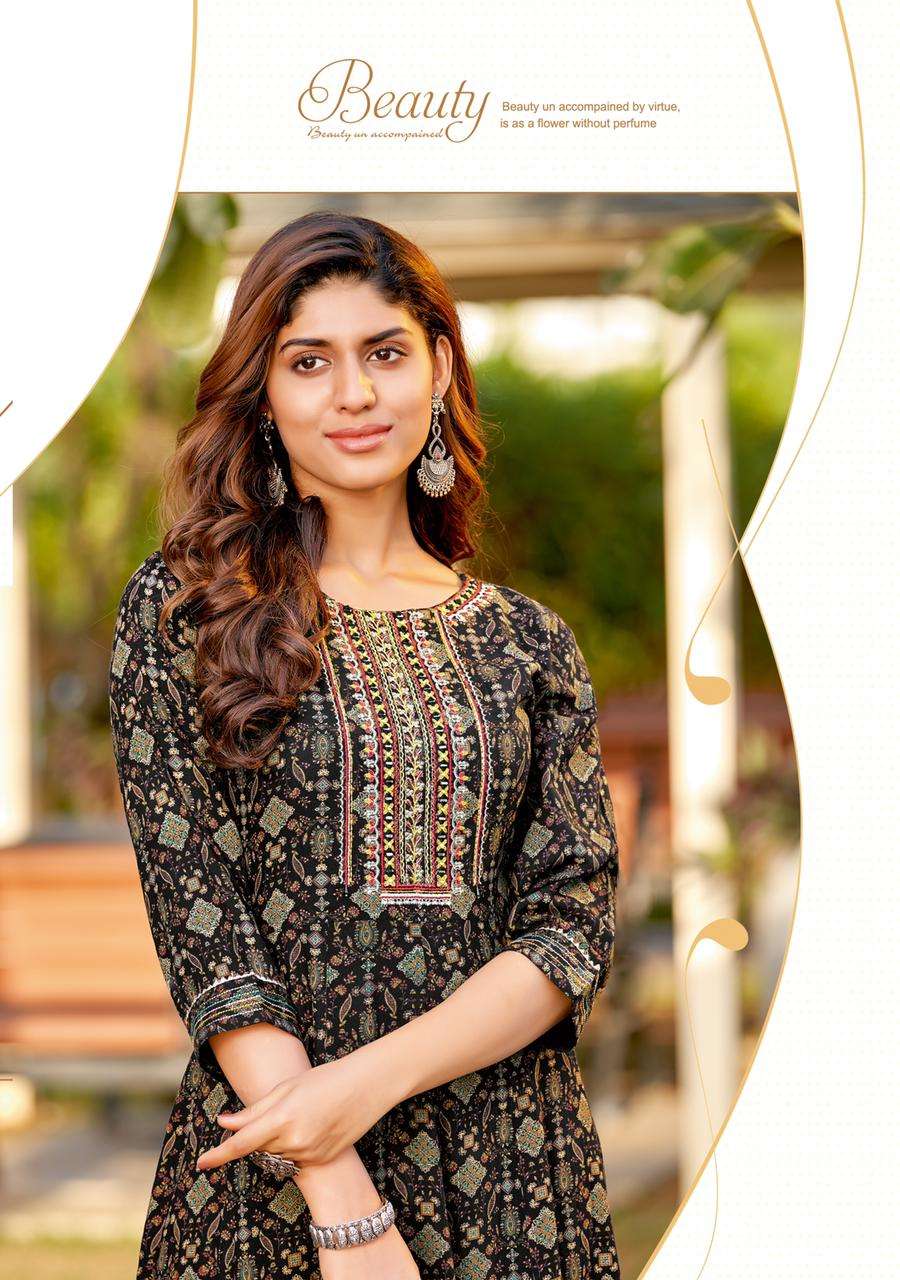 mittoo  present  new catalogue bindi rayon print gwon