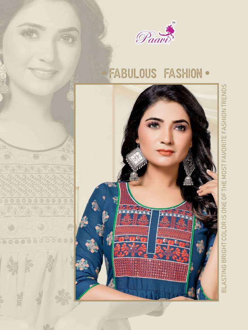 Pavvi  Nazakat Vol 3 New kurti catalogue Collection 