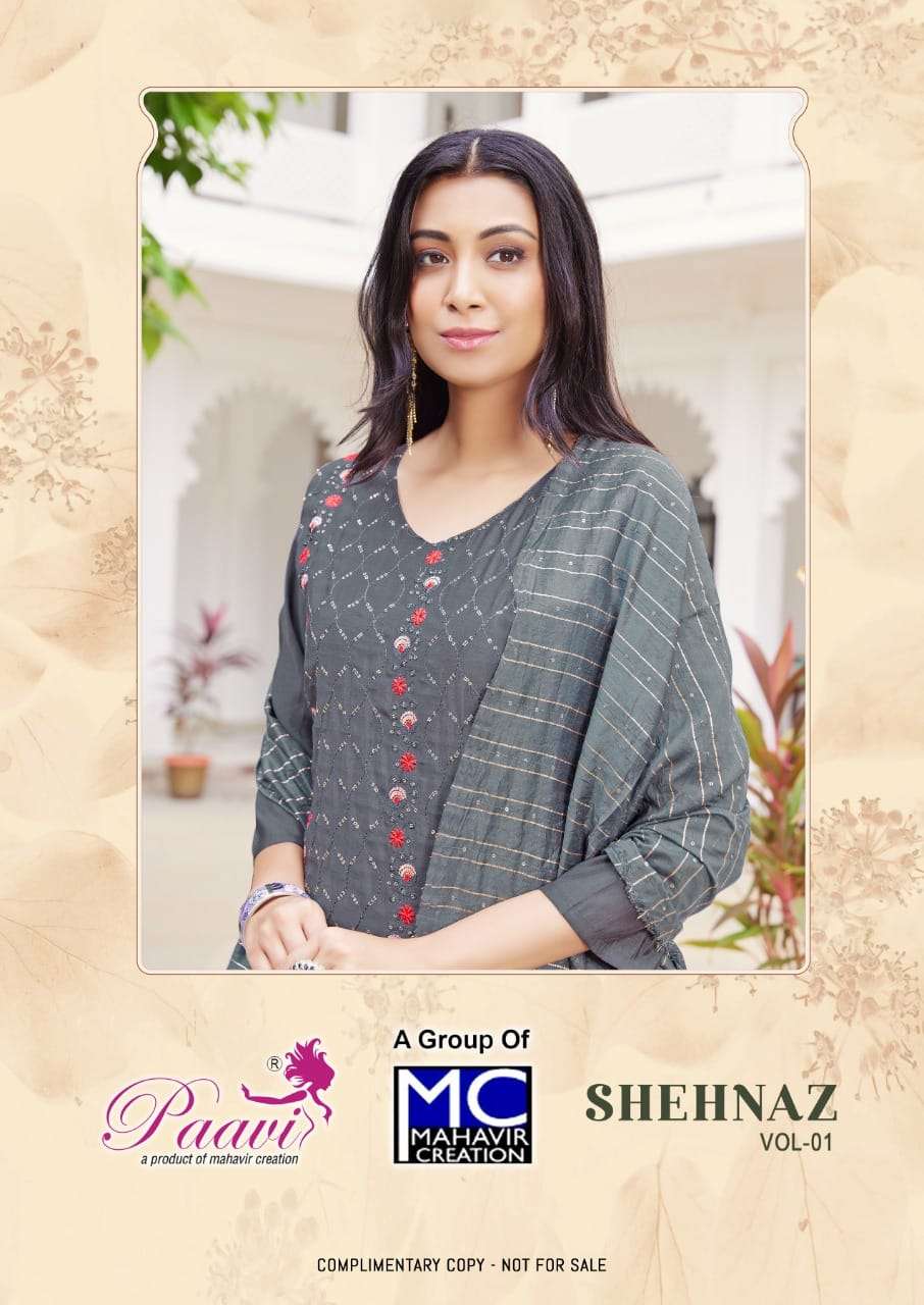 Pavvi Shenaz New Kurti Catalogue Collection 
