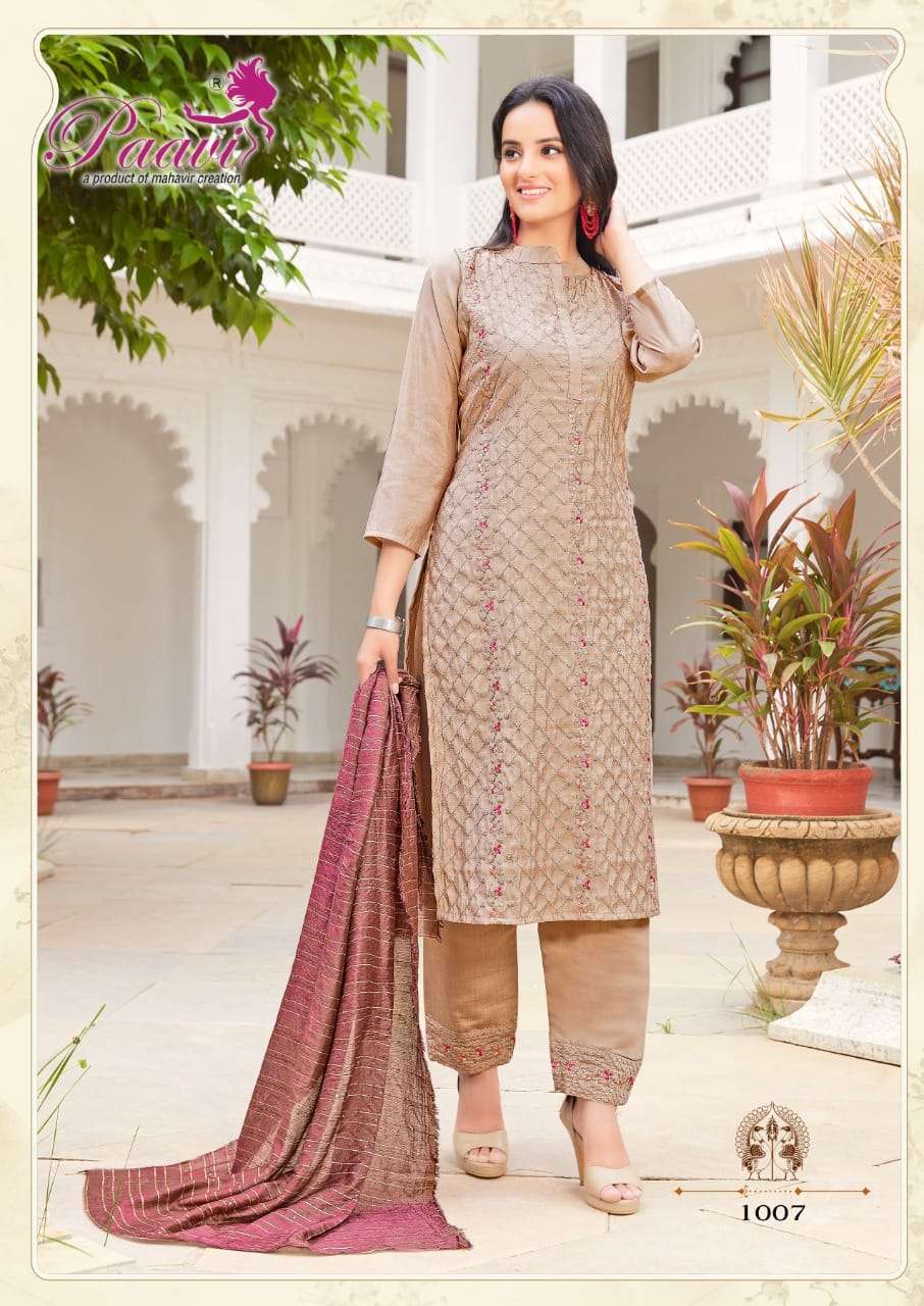 Pavvi Shenaz New Kurti Catalogue Collection 