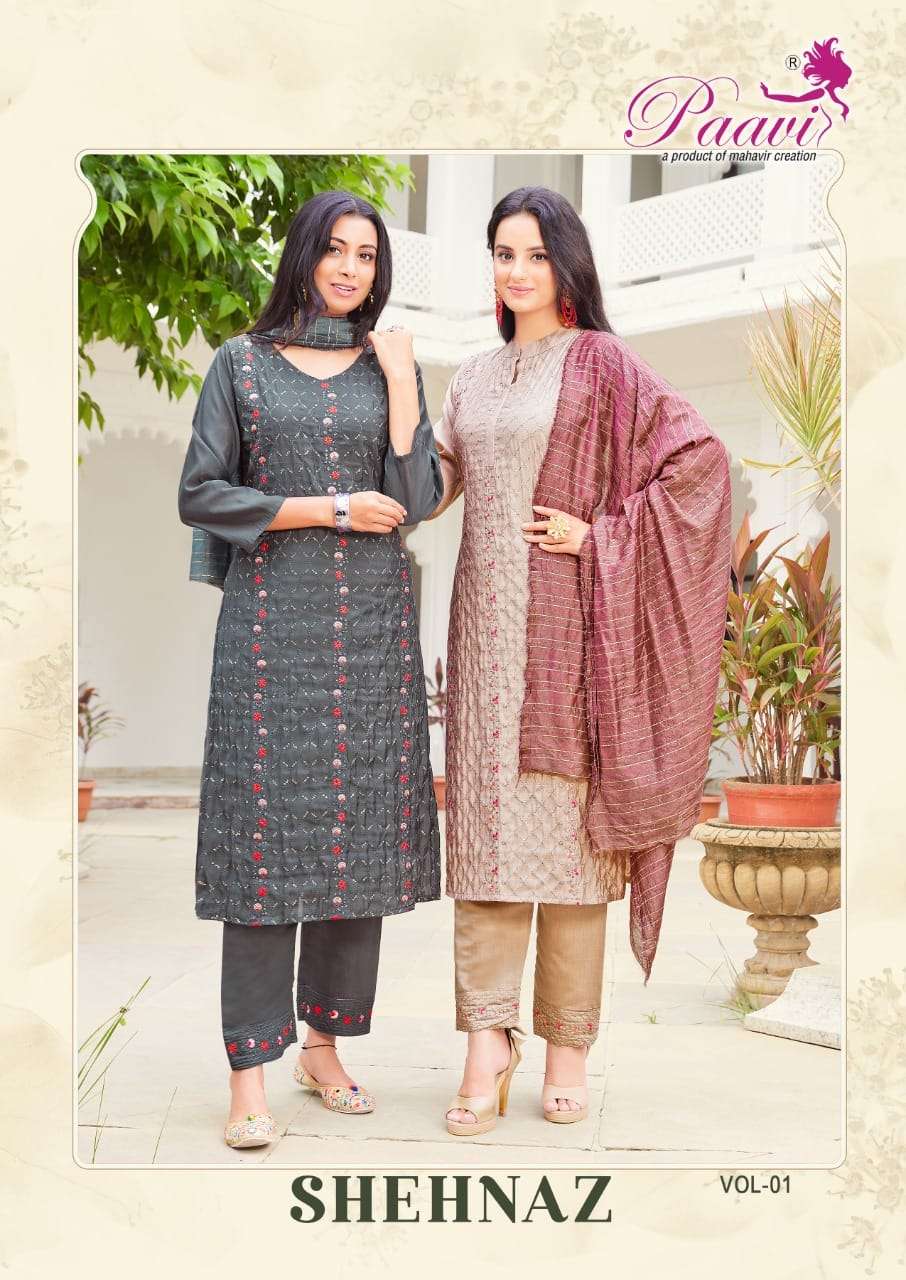 Pavvi Shenaz New Kurti Catalogue Collection 