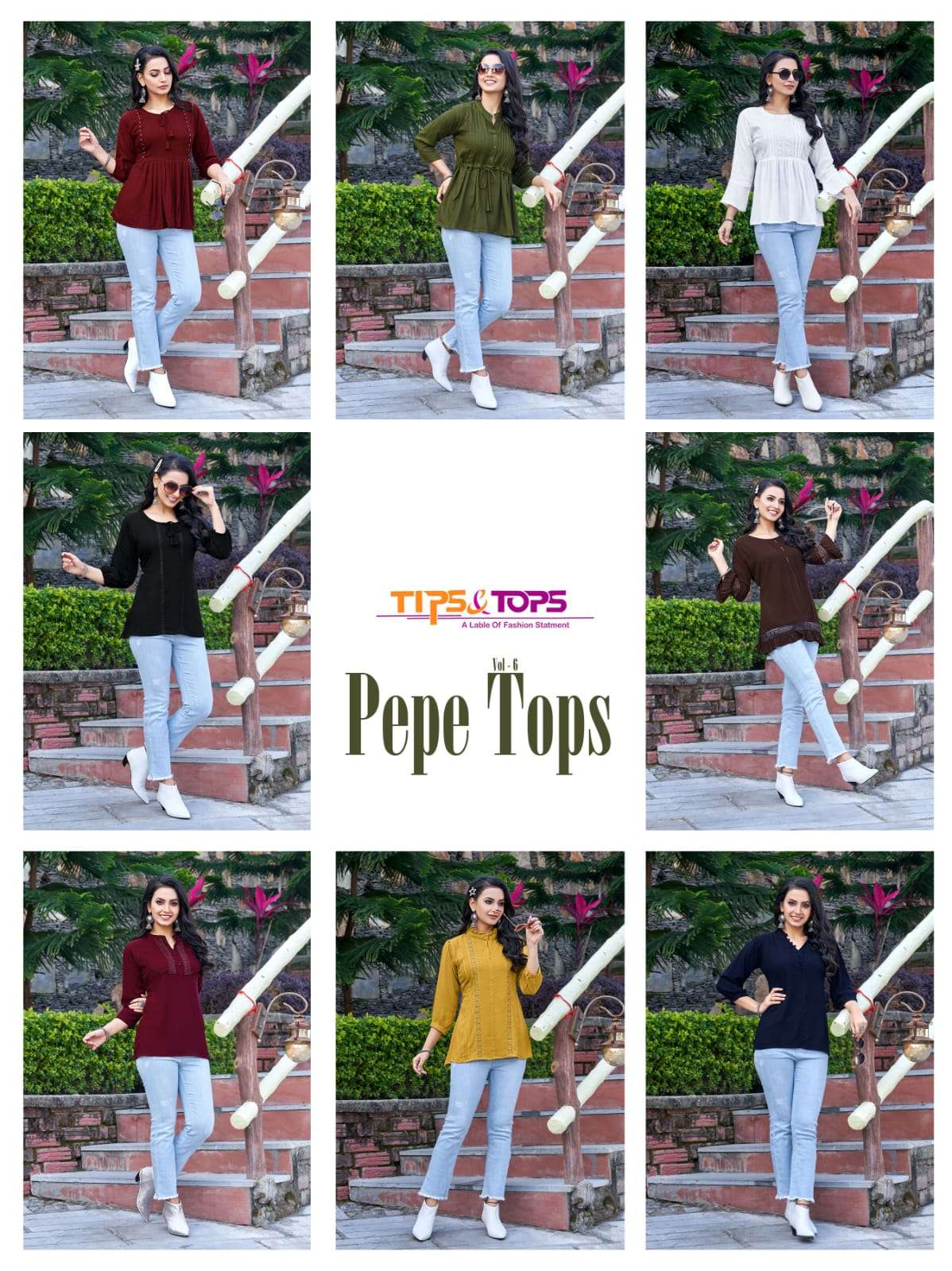 Tips & Tops Pepe Tops Vol 6 Presents Fancy Short Tops with