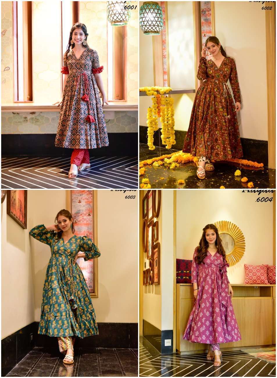 Stitched Multicolor Ladies Designer Rayon Kurti Pant Set Salwar Suit, Waist  Size: M TO 3XL at Rs 585/piece in Surat