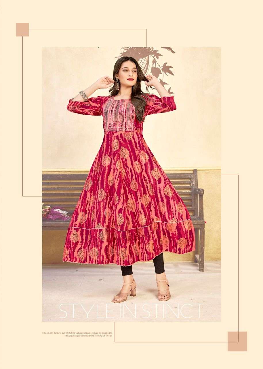 Buy FIANCE DIGITAL PRINT LONG GOWN D1 at Rs. 1198 online from  Aryadressmaker Party Wear gown : FIANCE-1