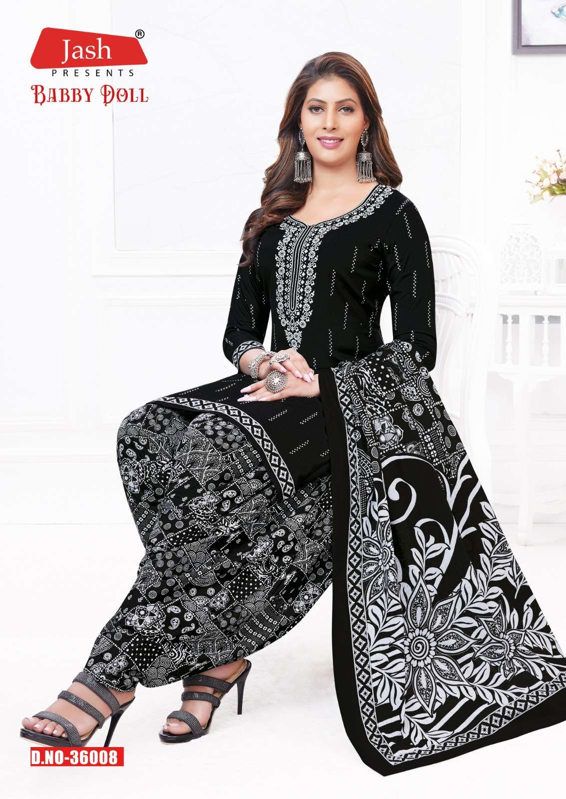 Buy THE JAZZBAAT Unstitched Cotton Suit Print Embroidered Pakistani Dress  Materials with Cotton Dupatta Unstitched Dress Material For Women (Black)  Online at Best Prices in India - JioMart.