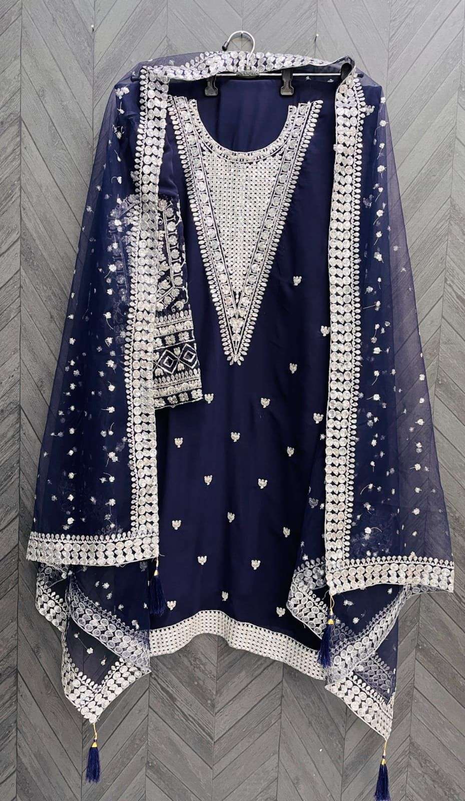 KF - 147 Fox Georgette With Multi Pakistani Suits wholesale online market
