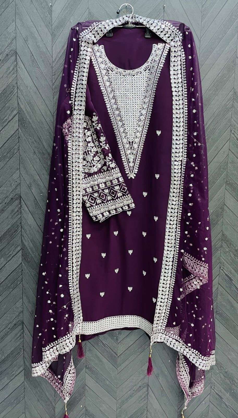 KF - 147 Fox Georgette With Multi Pakistani Suits wholesale online market
