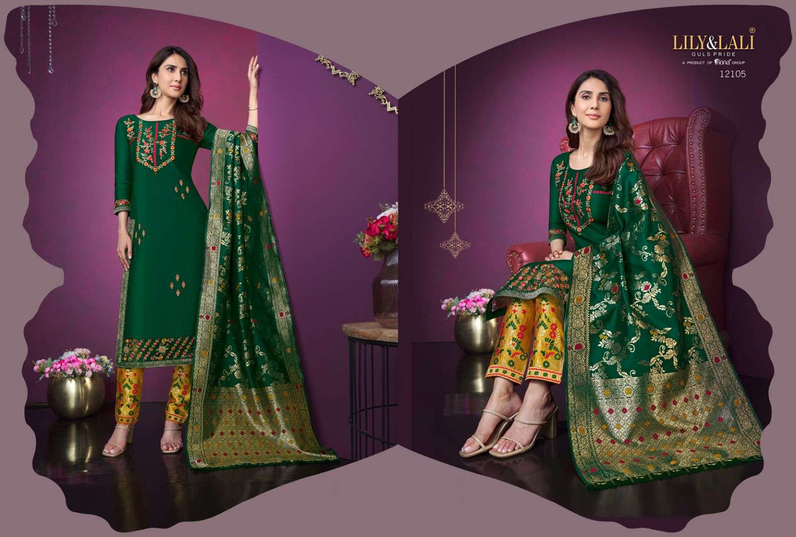 LILY & LALI MEENAKARI vol 3 VAANI KAPOOR COLLECTION branded kurti wholesale rate