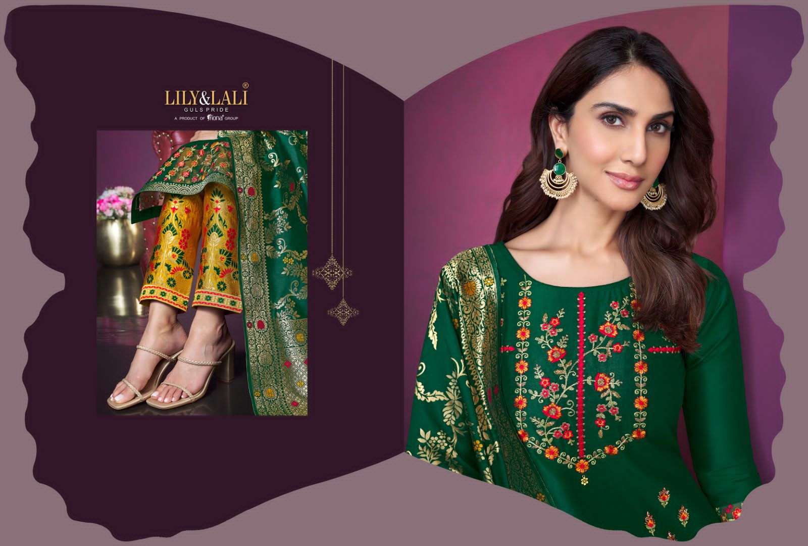 LILY & LALI MEENAKARI vol 3 VAANI KAPOOR COLLECTION branded kurti wholesale rate