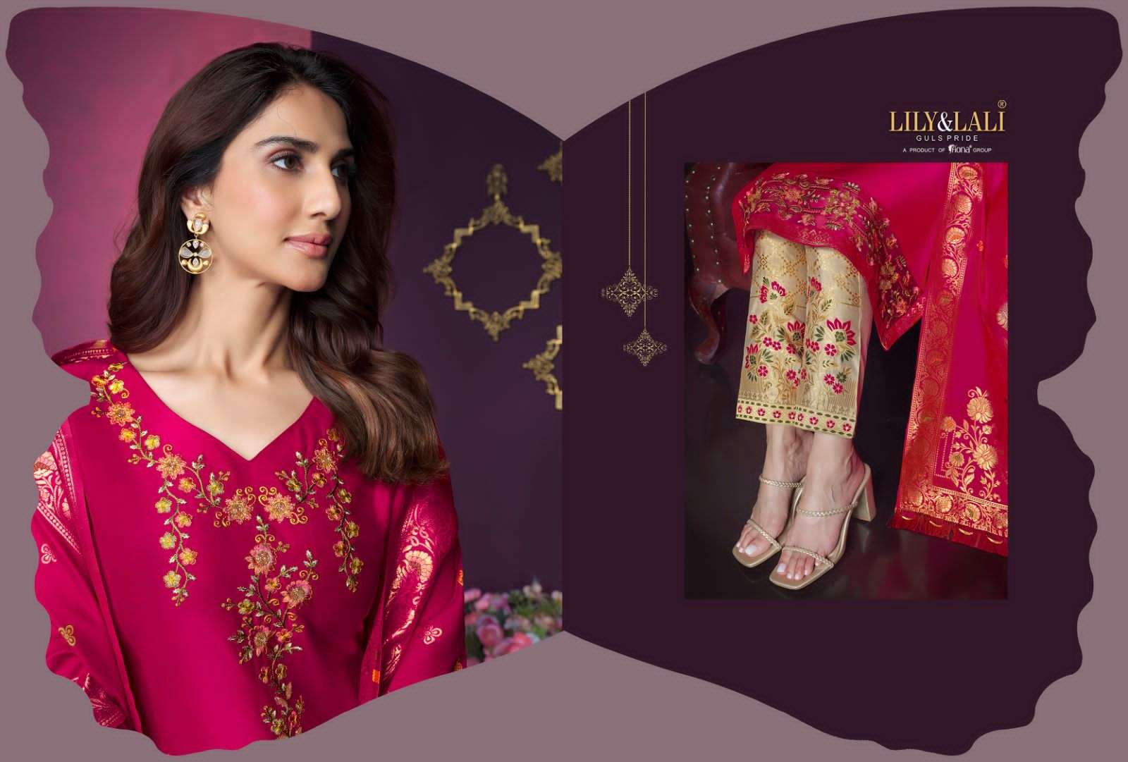 LILY & LALI MEENAKARI vol 3 VAANI KAPOOR COLLECTION branded kurti wholesale rate