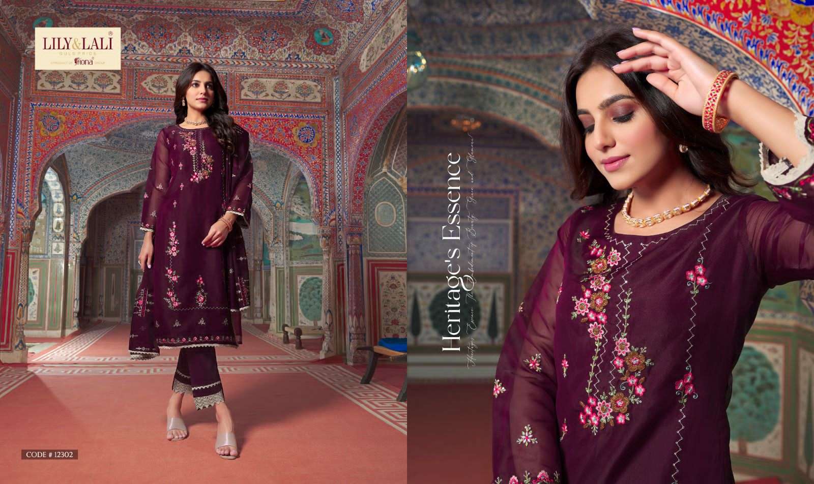 LILY & LALI Presents SHAHNAZ embordery and handwork boutique kurti wholesale price