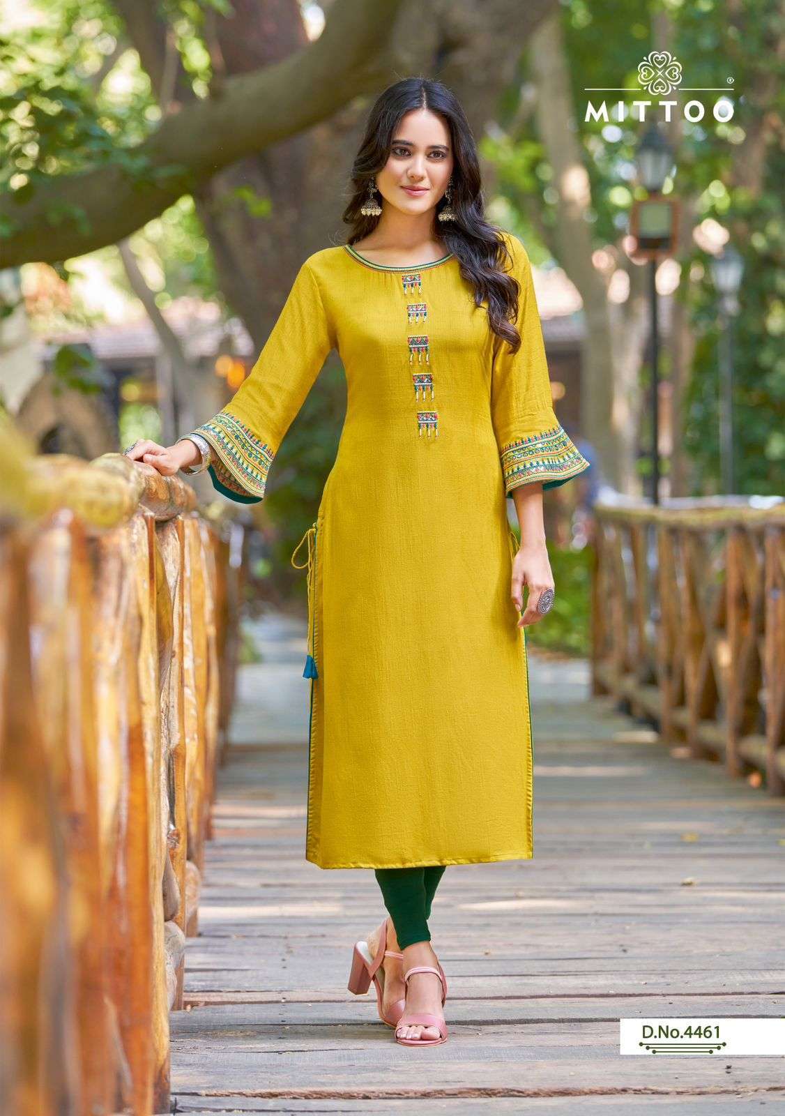 Angels Fashion Rayon Yellow Stitched Plain Long Kurti with Bottom - ANG3 |  Fashion, Clothes for women, Kurta designs