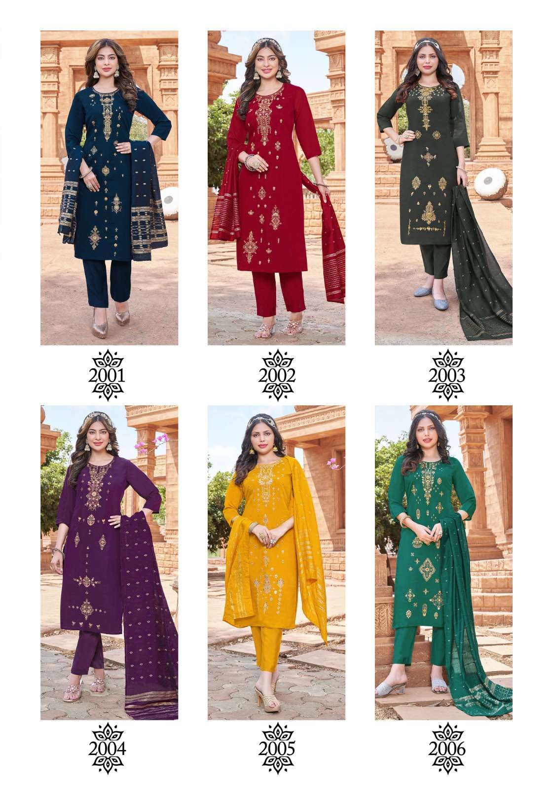 pink mirror tiara designer boutique kurti pent duppta wholesale price