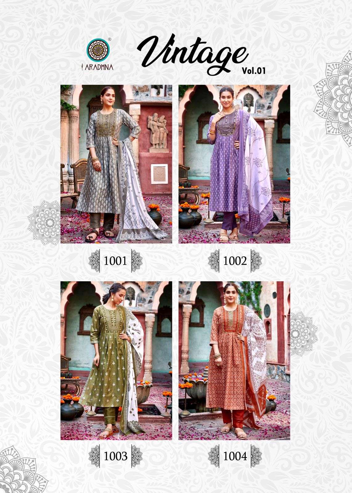 Aradhna vintage vol 1 cotton nyracut kurti wholesale