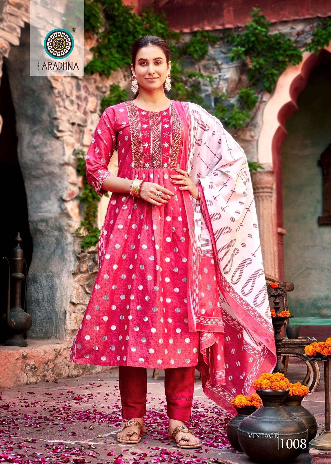 Aradhna vintage vol 1 cotton nyracut kurti wholesale