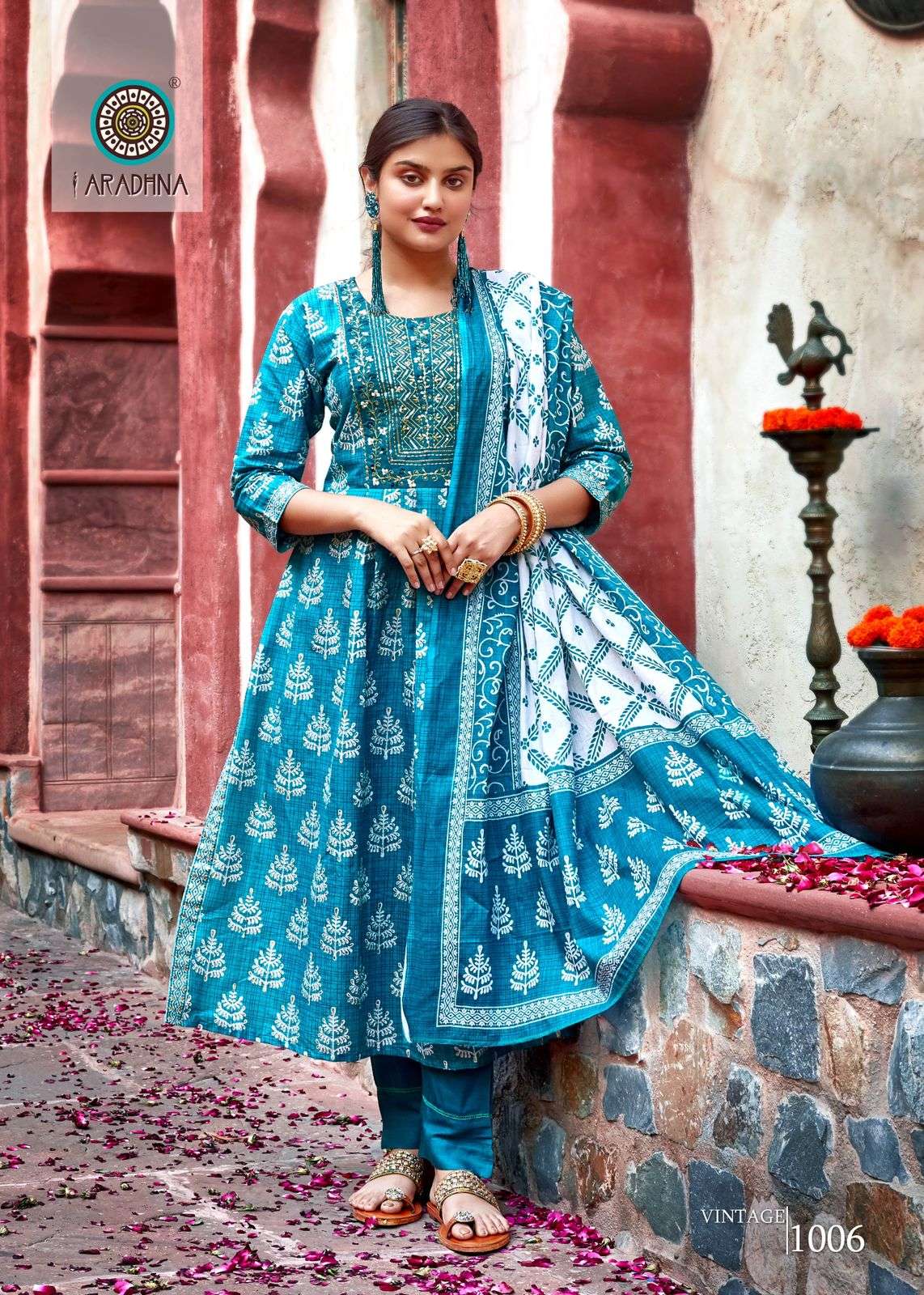 Aradhna vintage vol 1 cotton nyracut kurti wholesale