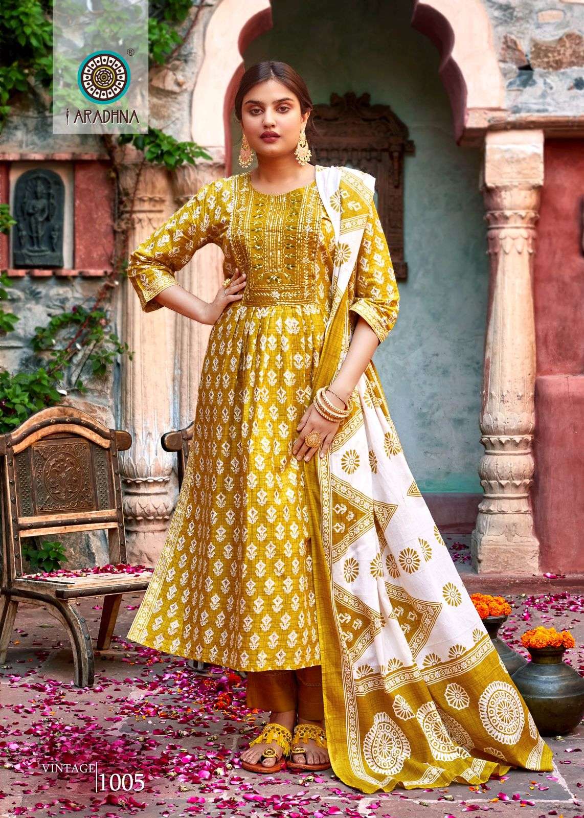 Aradhna vintage vol 1 cotton nyracut kurti wholesale