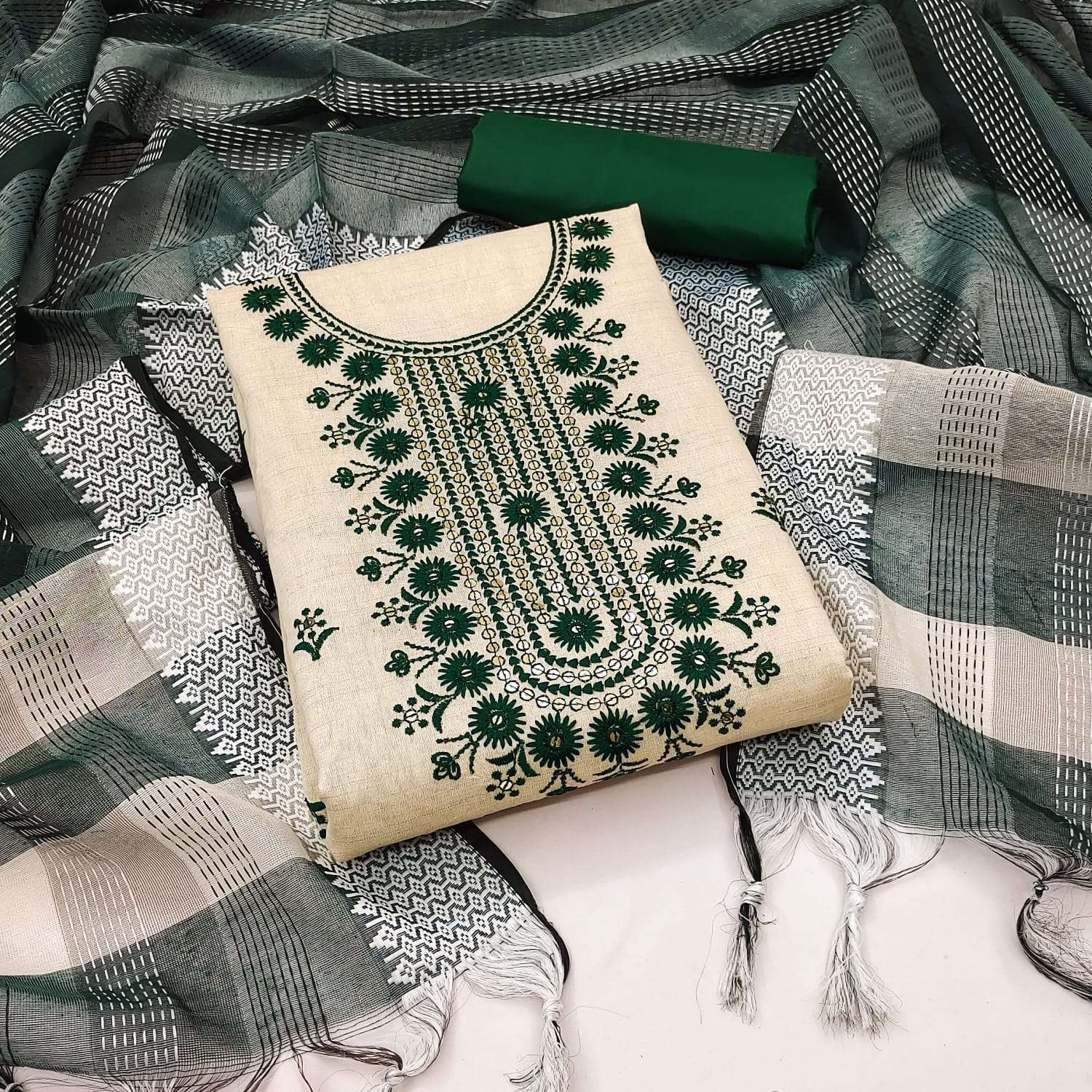 khadi cotton dress material
